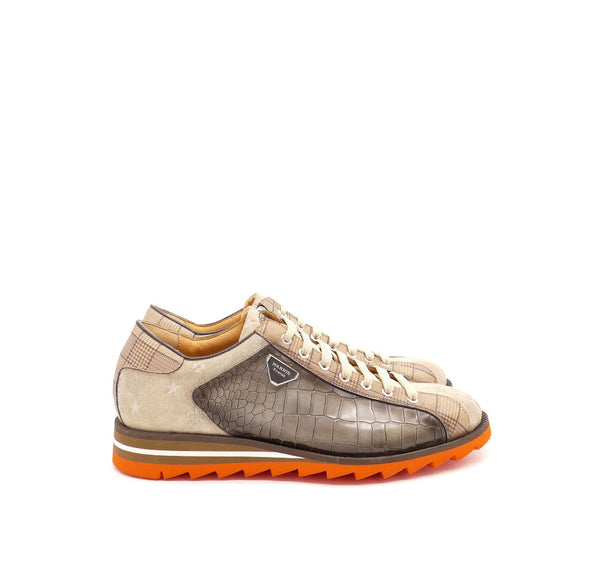 Sneaker, beige/braun