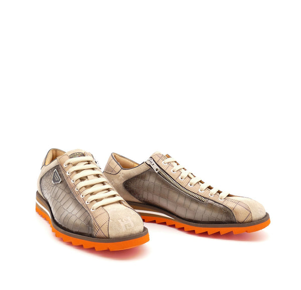 Sneaker, beige/braun