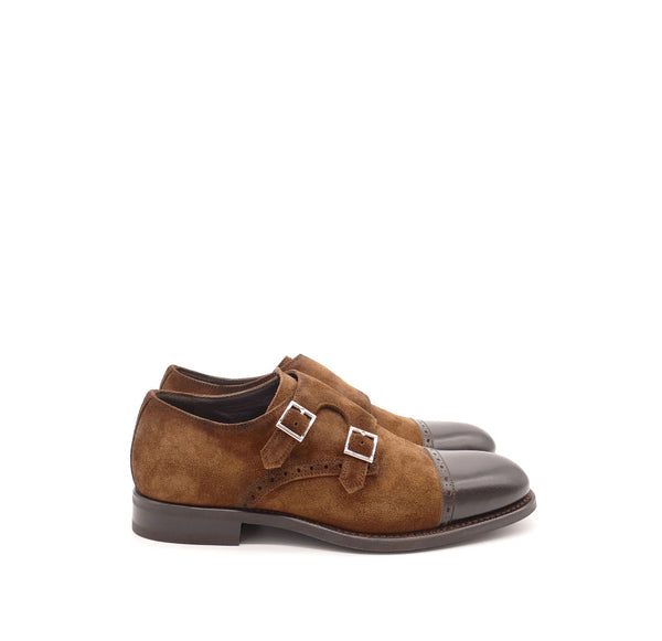 Monkstrap-Loafer, schokobraun