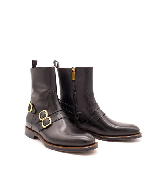 Stiefelette, schwarz