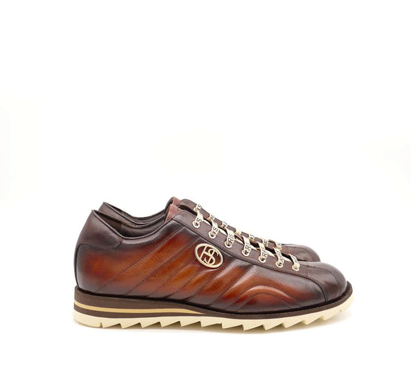 Sneaker, cognac/braun