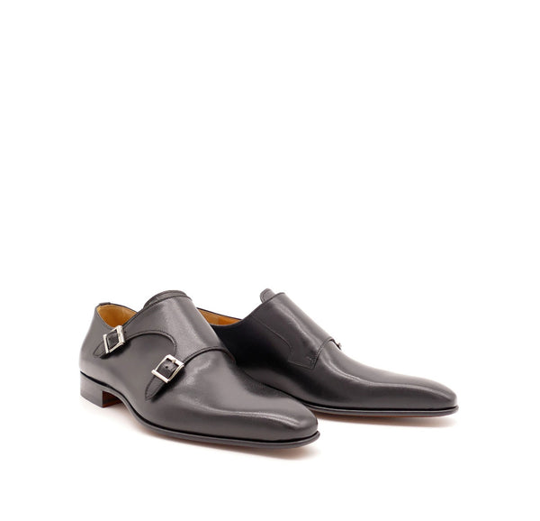 Monkstrap-Loafer, schwarz