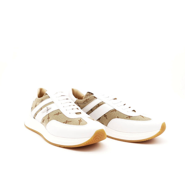 Sneaker, weiß/beige