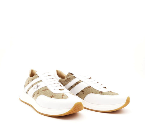 Sneaker, weiß/beige