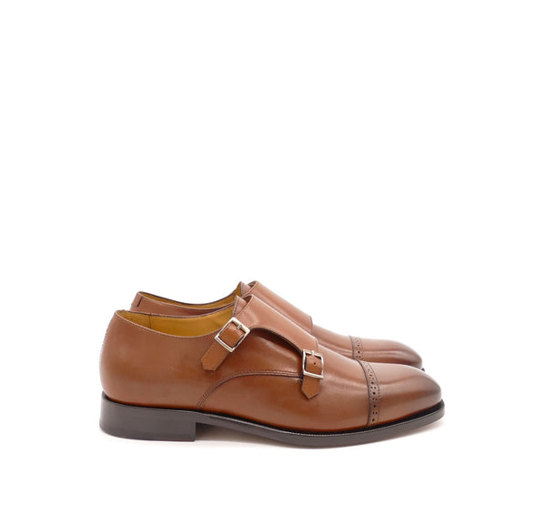 Monkstap-Loafer, cognac