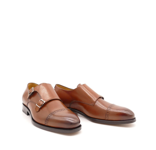 Monkstap-Loafer, cognac