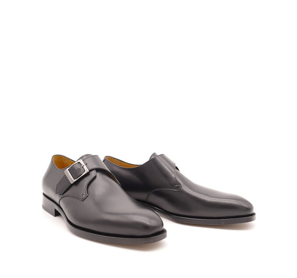 Monkstrap-Loafer, schwarz