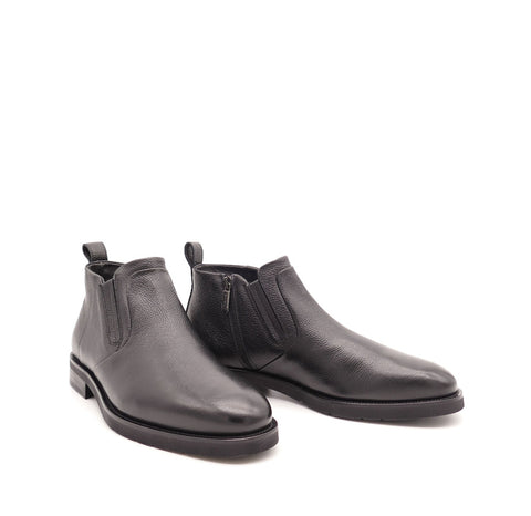 Stiefelette, schwarz/gefüttert