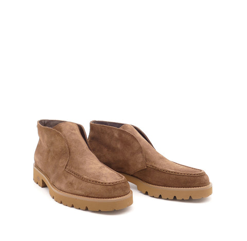 Stiefelette, hellbraun/gefüttert
