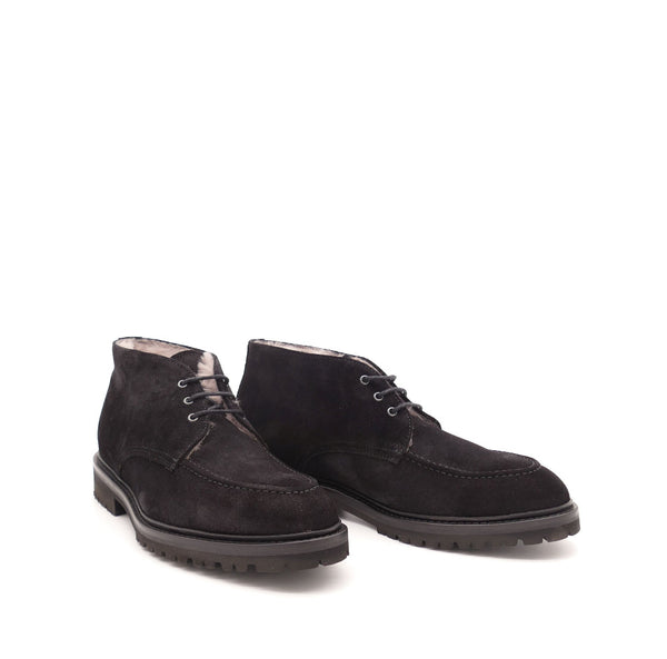 Stiefelette, schwarz/gefüttert