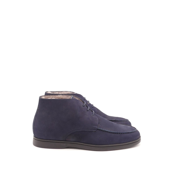 Stiefelette, blau/gefüttert