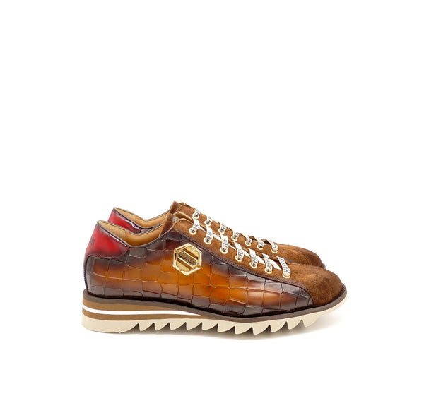 Sneaker, cognac
