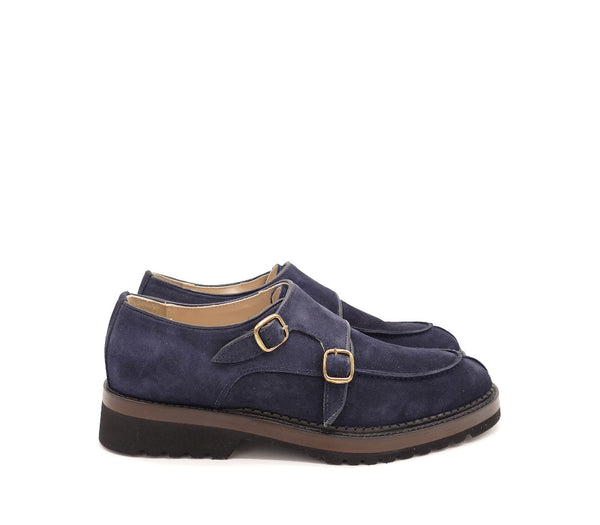 Monkstrap-Loafer, dunkelblau