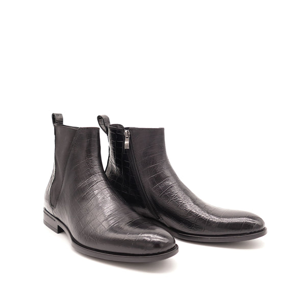 Stiefelette, schwarz