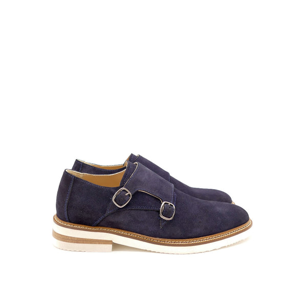 Monkstap-Loafer, marineblau