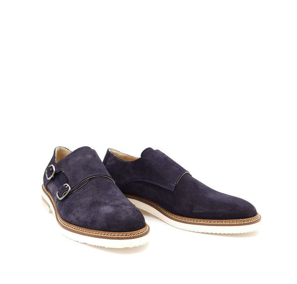 Monkstap-Loafer, marineblau