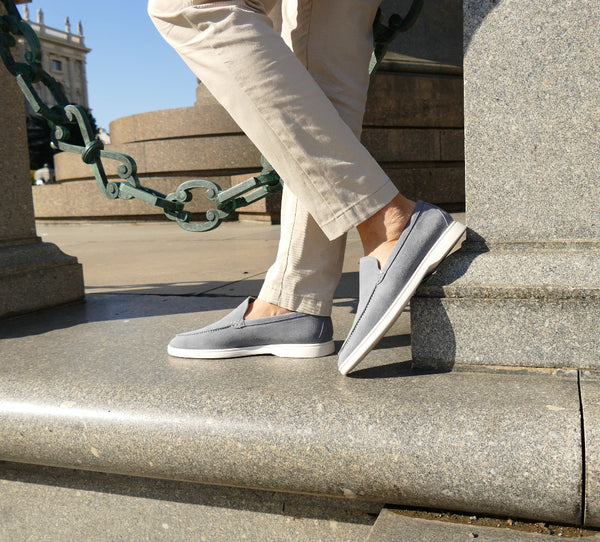 Loafer, hellblau
