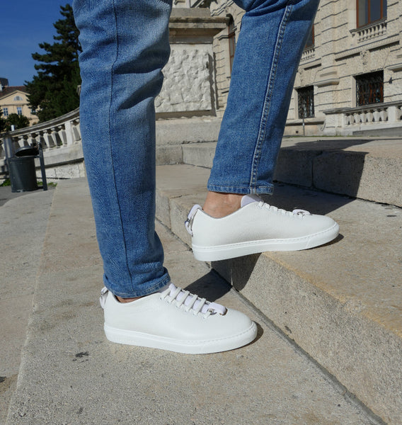 Sneaker, weiß/schwarz