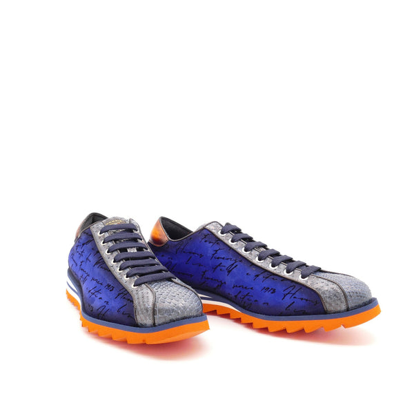 Sneaker, blau/orange