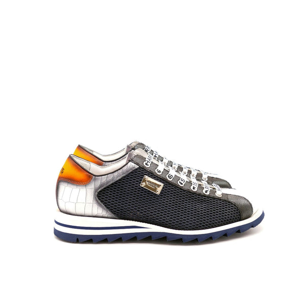 Sneaker, blau/weiß