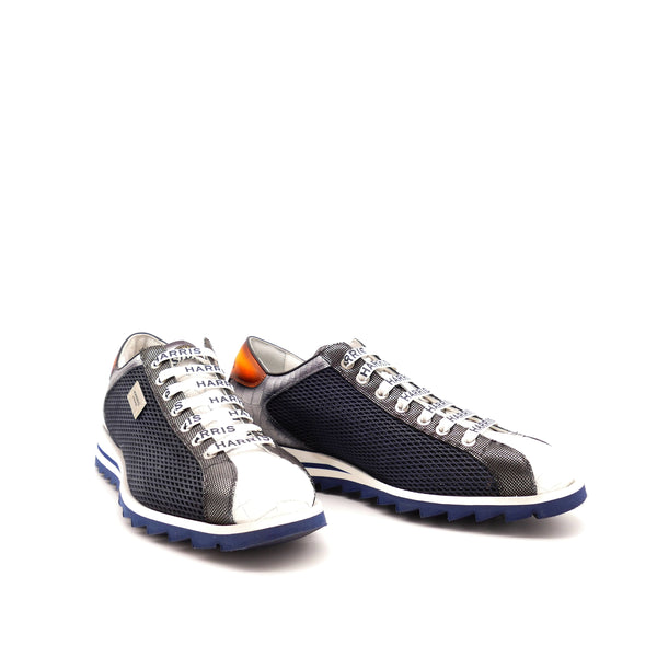 Sneaker, blau/weiß