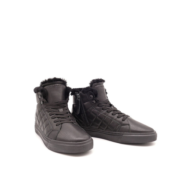 Sneaker, schwarz/gefüttert