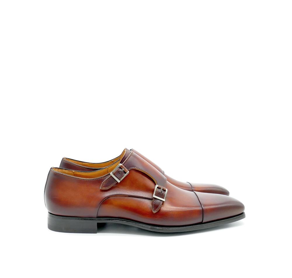 Monkstrap-Loafer, cognac