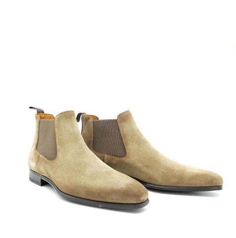 Stiefelette, beige