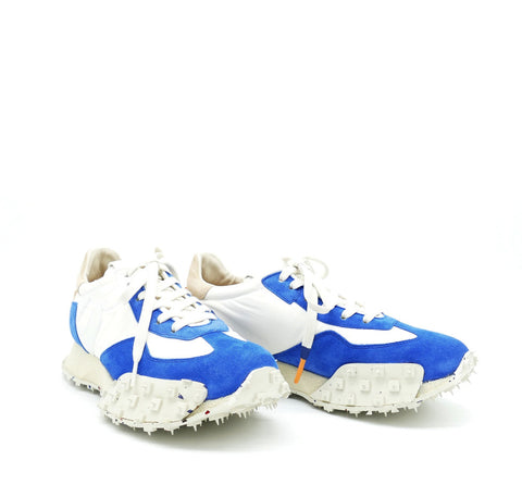 Sneaker, weiß/blau