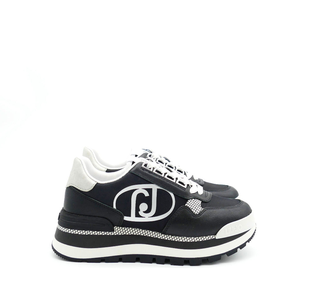 Sneaker, schwarz/weiß