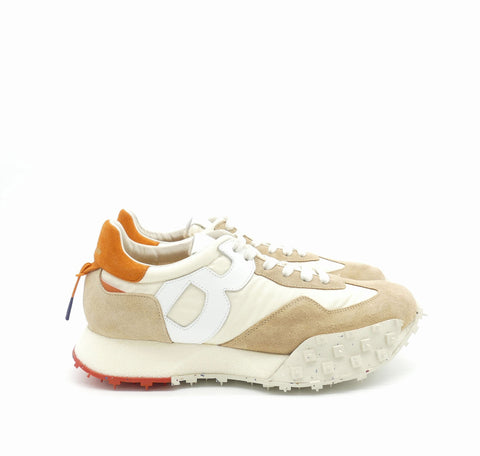 Sneaker, beige/orange