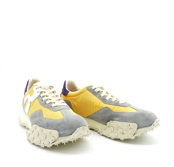 Sneaker, gelb/grau