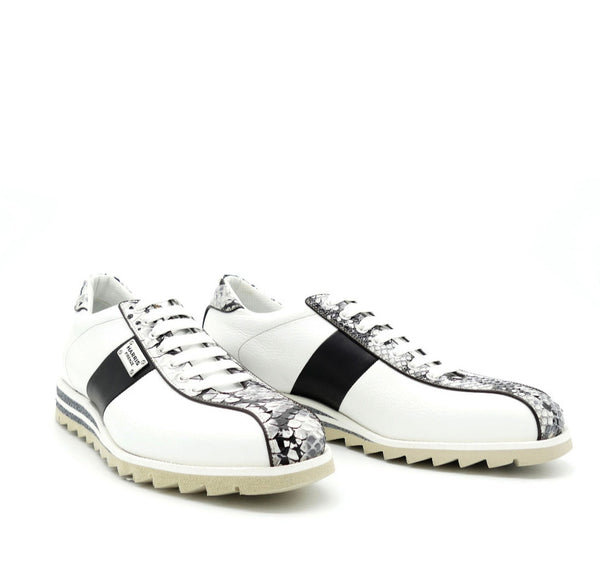 Sneaker, weiß/schwarz