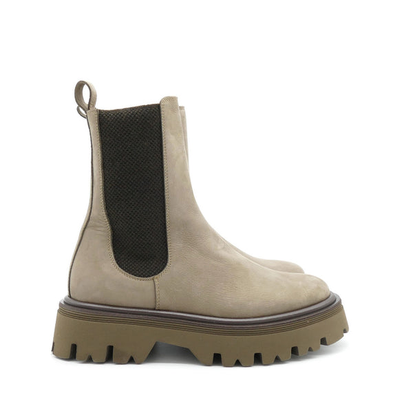 Stiefelette, taupe